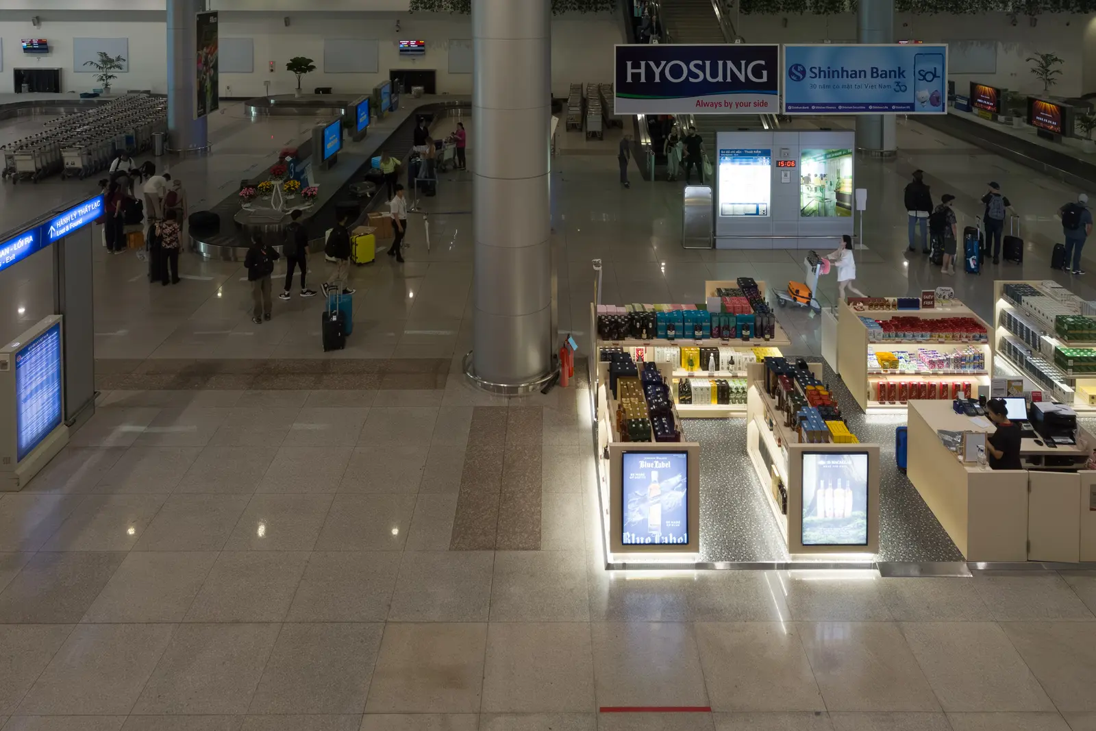 The baggage claim area at Tan Son Nhat International Airport in Ho Chi Minh City.